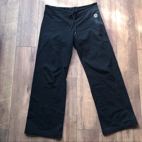 Lululemon | Black Wide Leg Sweatpants | 12